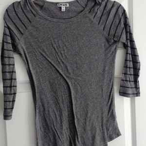 Cute grey baseball tee